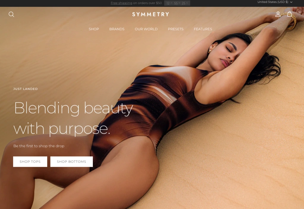 Symmetry shopify theme